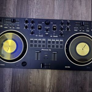 PIONEER DJ Controller with Black and Gold Highlights